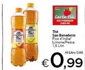 Crai San benedetto thè offerta