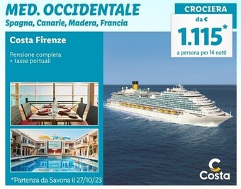 Lidl Costa firenze offerta