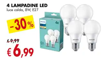 Philips 4 Lampadine LED