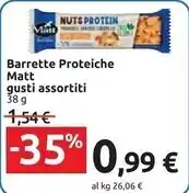 Carrefour Market Matt barrette proteiche offerta