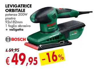Bosch Levigatrice Orbitale