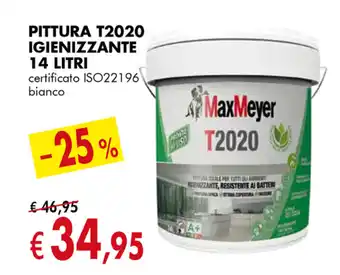 MaxMeyer Pittura T2020 Igienizzante 14 litri