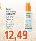 Paghi Poco Garnier spray protettivo ambre solare offerta
