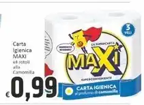 Paghi Poco Maxi carta igienica offerta