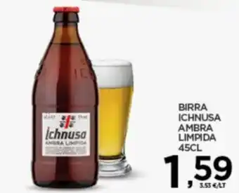 Interspar BIRRA ICHNUSA AMBRA LIMPIDA 45CL offerta