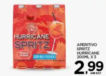 Interspar APERITIVO SPRITZ HURRICANE 200ML X 3 offerta