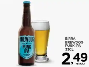 Interspar BIRRA BREWDOG PUNK IPA 33CL offerta