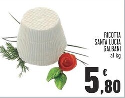 Conad Superstore Galbani ricotta santa lucia offerta