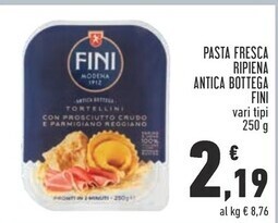 Conad Superstore Fini pasta fresca ripiena antica bottega offerta