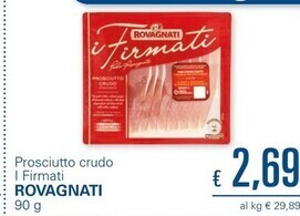 Unes Rovagnati prosciutto crudo i firmati offerta