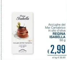 Unes Regina acciughe del mar cantabrico in olio d'oliva isabella offerta