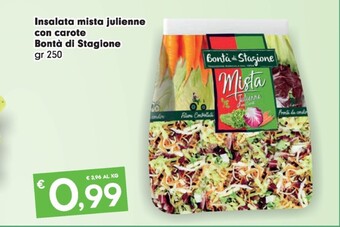 Despar Bontà di stagione insalata mista julienne con carote offerta