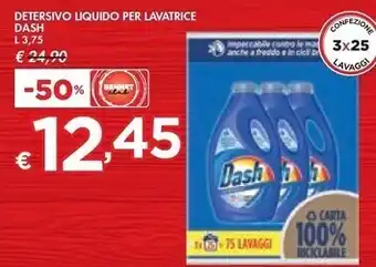 Bennet Dash detersivo liquido per lavatrice offerta