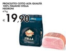 Bennet Negroni prosciutto cotto alta qualità 100% italiano stella offerta