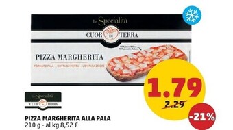 PENNY Cuor di terra pizza margherita alla pala offerta