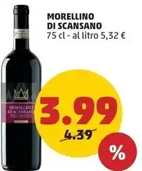 PENNY Morellino di scansano offerta
