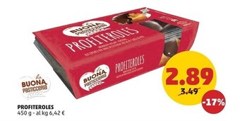PENNY La buona pasticceria profiteroles offerta