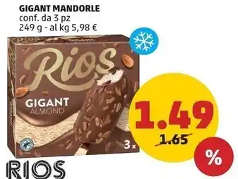 PENNY Rios gigant mandorle offerta