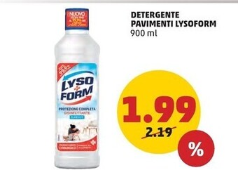 PENNY Lysoform detergente pavimenti offerta