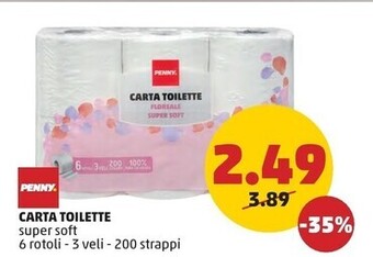 PENNY Penny carta toilette offerta