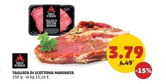 PENNY Voglia di griglia tagliata di scottona marinata offerta
