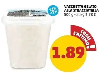 PENNY Vaschetta gelato alla stracciatella offerta