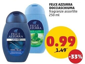 PENNY Felce azzurra docciaschiuma offerta