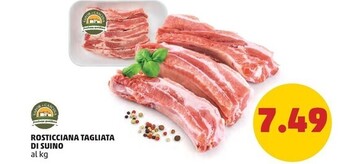 PENNY Sapor di cascina rosticciana tagliata di suino offerta