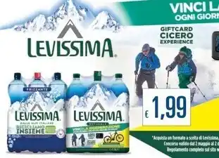 Unes Levissima acqua offerta