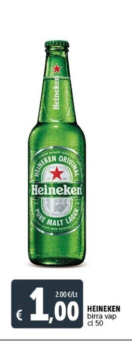 Gourmet Déco Heineken birra offerta