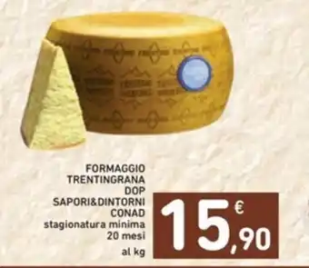 Spazio Conad FORMAGGIO TRENTINGRANA SAPORI&DINTORNI DOP CONAD offerta