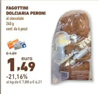 Spazio Conad FAGOTTINI DOLCIARIA PERONI 240 g conf. da 6 pezzi offerta