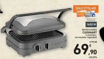 Spazio Conad BISTECCHIERA CUISINART offerta