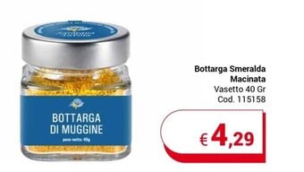 Centro Cash Bottarga Smeralda Macinata Vasetto 40 Gr offerta