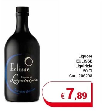 Centro Cash Liquore ECLISSE Liquirizia 50 Cl offerta