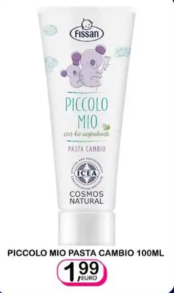 Sanitaria Gaia Fissan PICCOLO MIO PASTA CAMBIO 100ML offerta