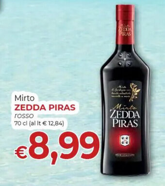 Mirto ZEDDA PIRAS rosso 70 cl