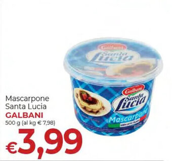 Mascarpone Santa Lucia GALBANI 500 g