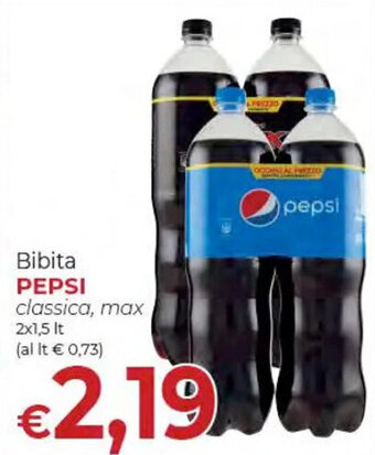 Supermercati Nonna Isa Bibita PEPSI classica, max 2x1,5 It offerta