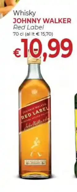 Whisky JOHNNY WALKER Red Label 70 cl