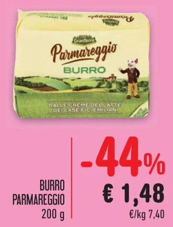 Spazio Conad BURRO PARMAREGGIO 200 g offerta