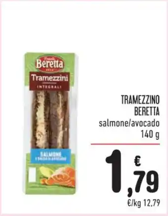 Spazio Conad TRAMEZZINO BERETTA salmone/avocado 140 g offerta