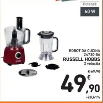 Spazio Conad ROBOT DA CUCINA 24730-56 RUSSELL HOBBS 2 velocità offerta
