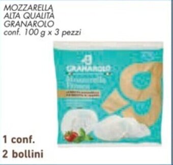 Spazio Conad MOZZARELLA ALTA QUALITA GRANAROLO conf. 100 g x 3 pezzi offerta
