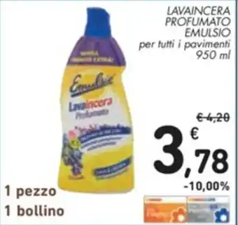 LAVAINCERA PROFUMATO EMULSIO per tutti i pavimenti 950 ml