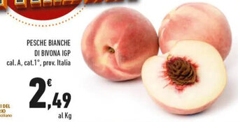 Conad PESCHE BIANCHE DI BIVONA IGP offerta