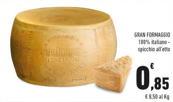 Conad GRAN FORMAGGIO 100% italiano - spicchio offerta
