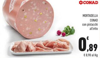 Conad MORTADELLA CONAD con pistacchi offerta