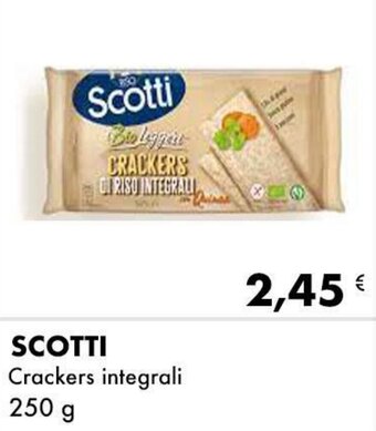 SCOTTI Crackers integrali 250 g
