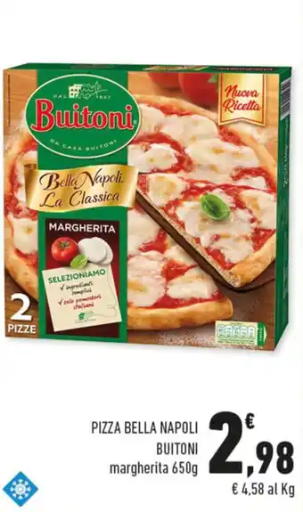 Conad PIZZA BELLA NAPOLI BUITONI margherita 650g offerta